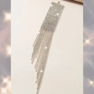 Jewelry | Rhinestone Tassel Fringe Bracelet | Poshmark